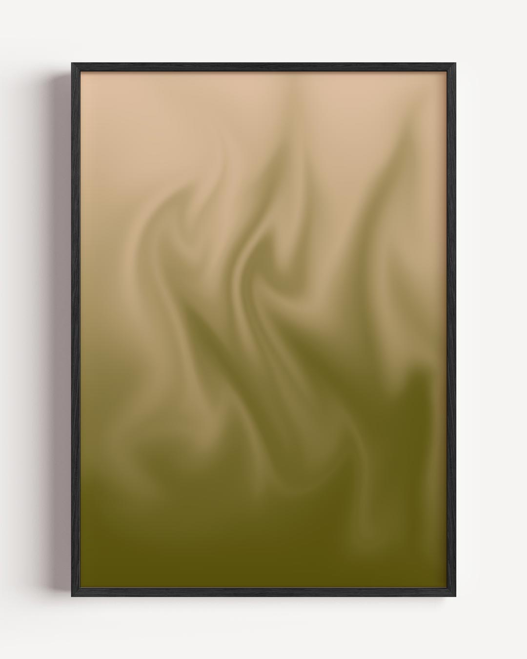 Elegante Beigetinten Poster-WallArtistic