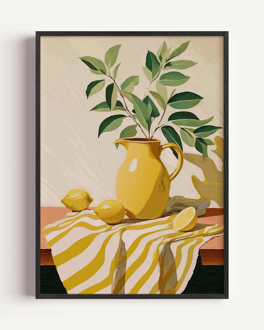 Zonnige Citroen Stilleven Poster