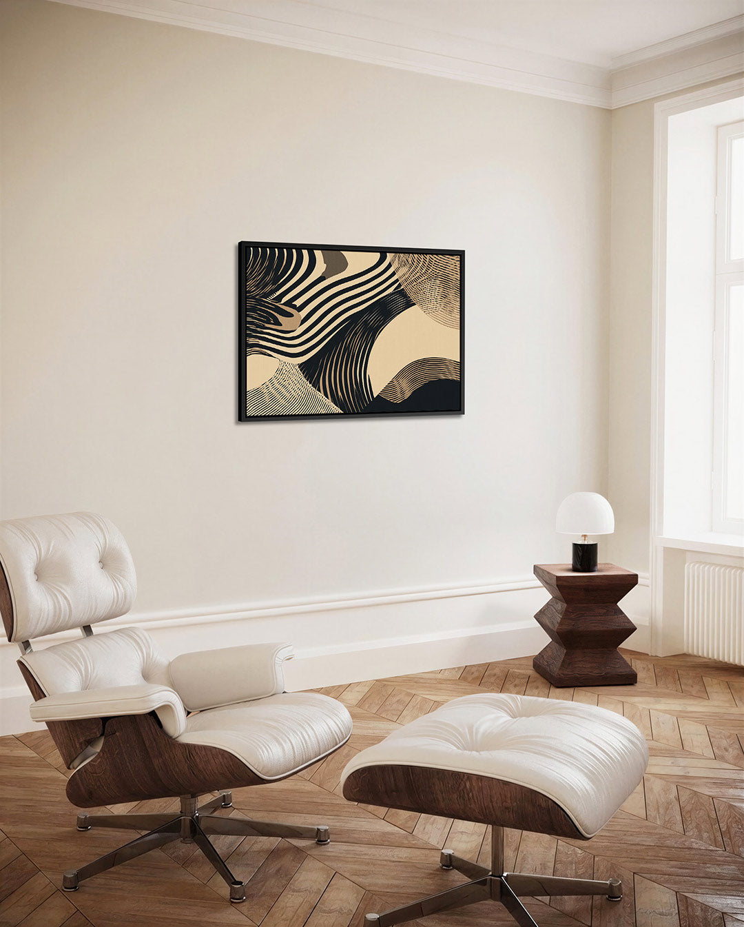 Dynamische lijnen Kunstwerk