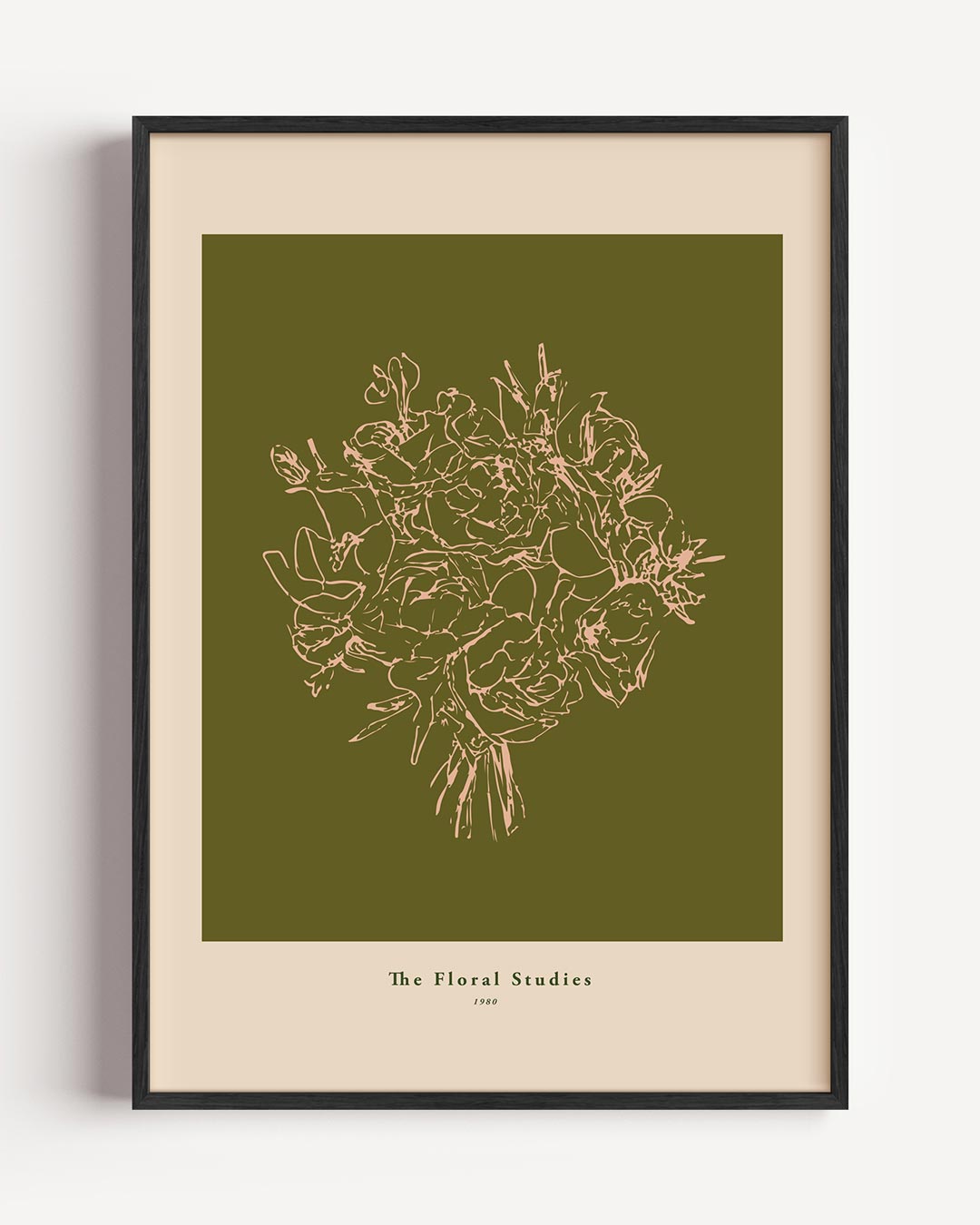 Botanische Bloemenstudie Poster-WallArtistic