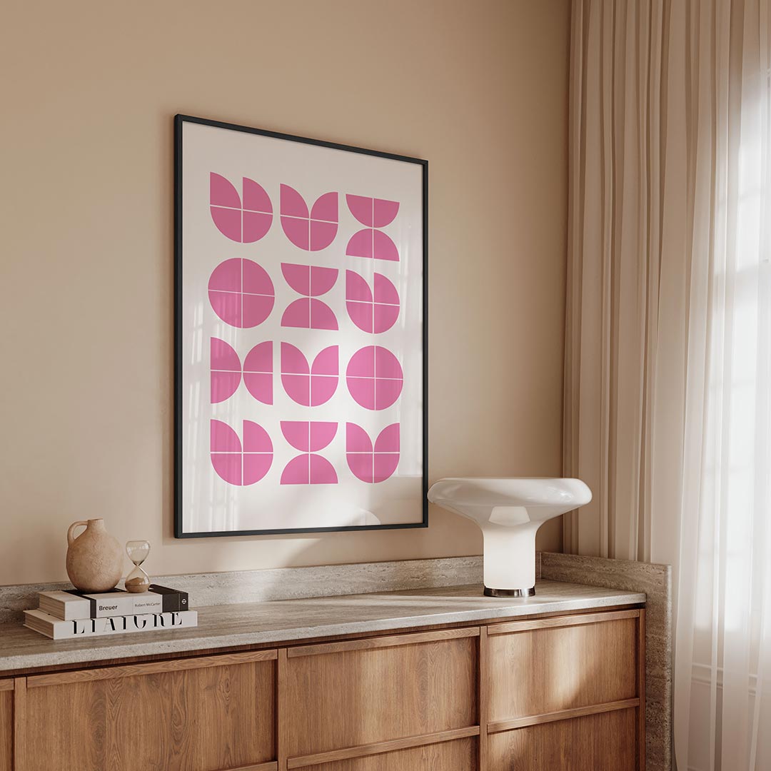Vormritme en kleur Poster