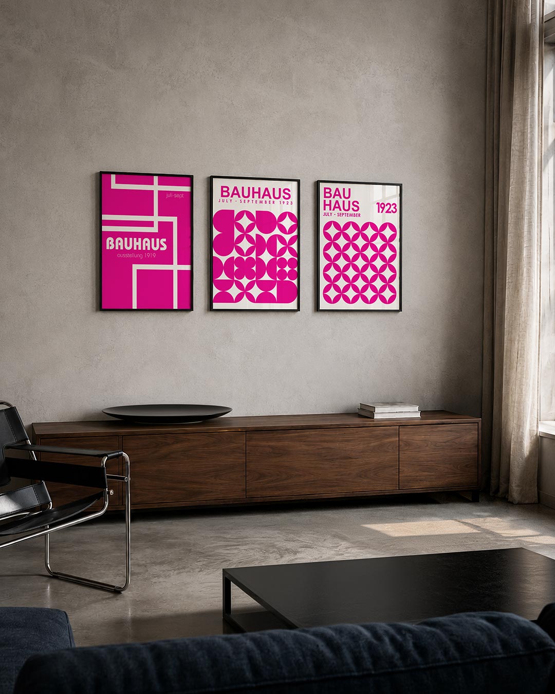 Lijnen en kleurvlakken Posterset
