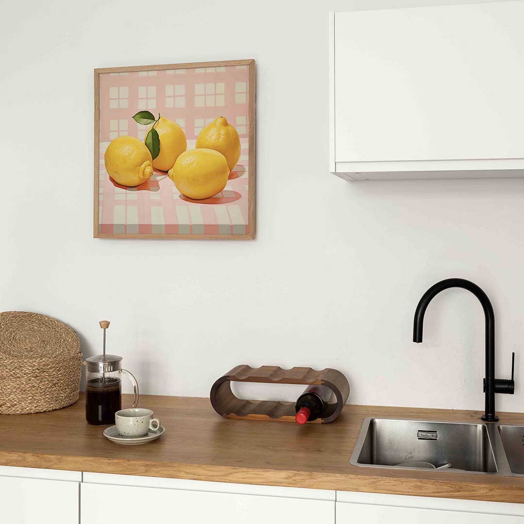 Citroenen op tafel Poster