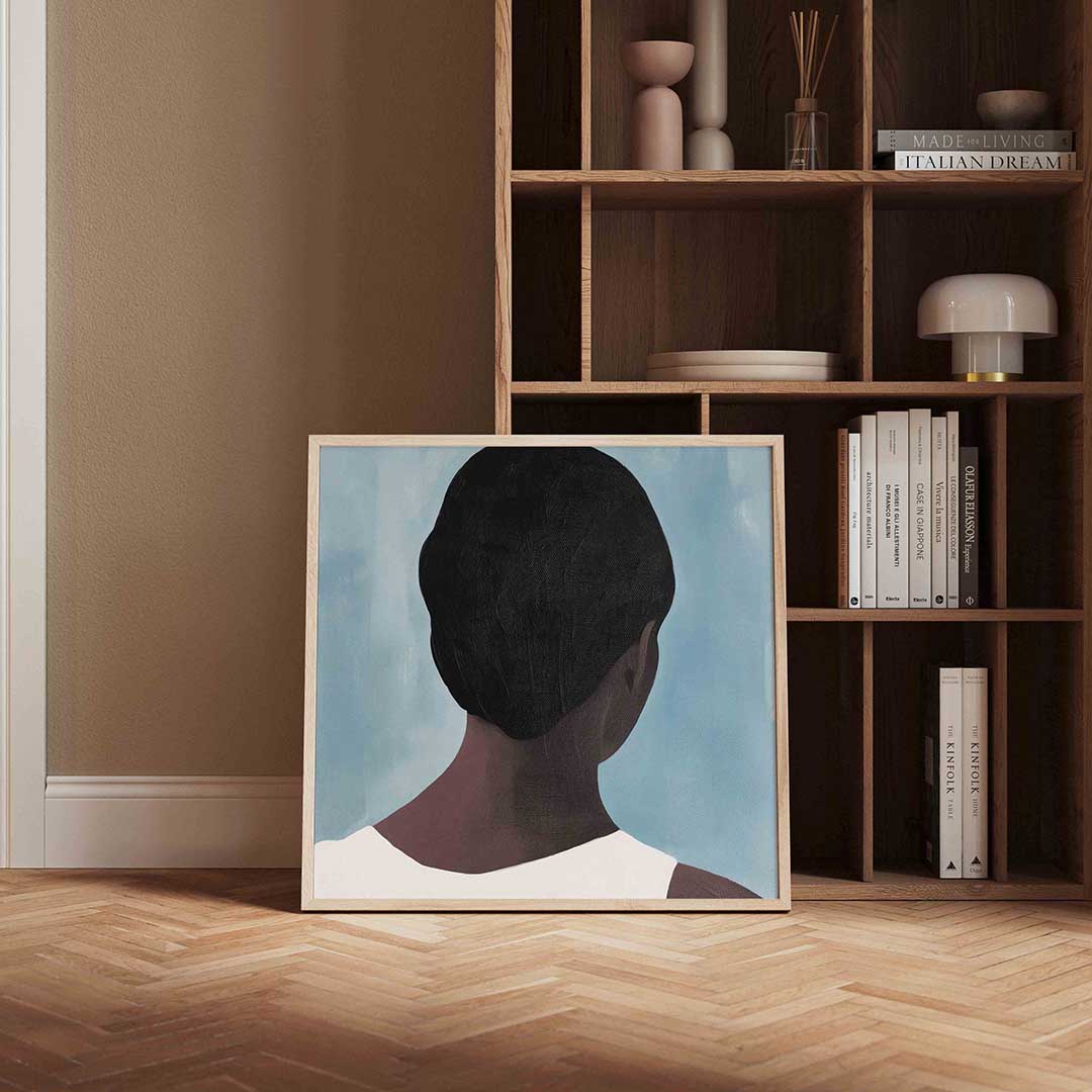Achterkant van hoofd Poster