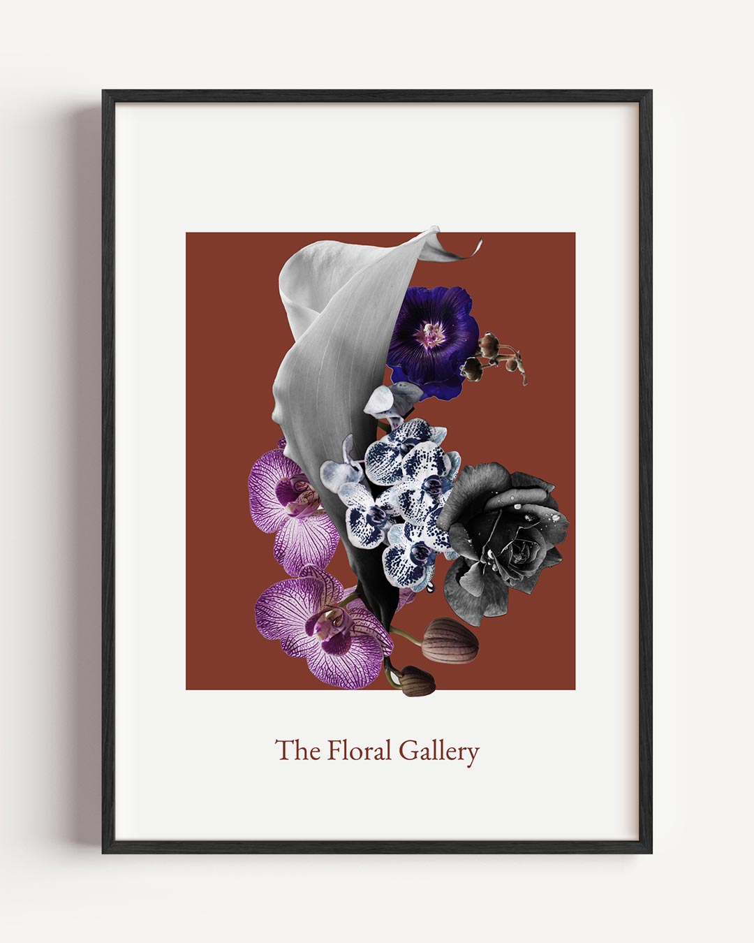 Bloemenpracht Collage Poster-WallArtistic