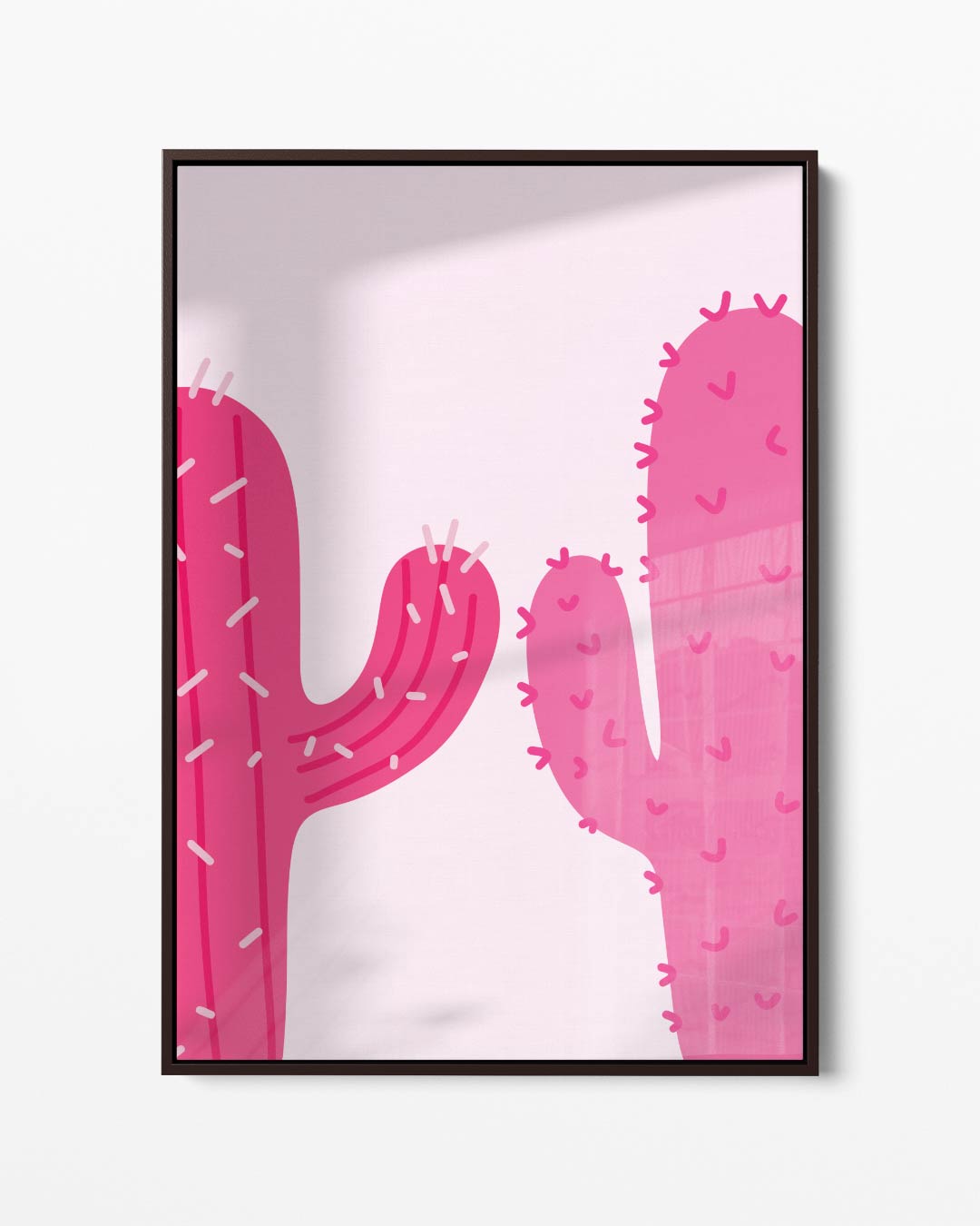 Cactus Dromen Kunstwerk-canvas-dibond-plexiglas-wanddecoratie-WallArtistic