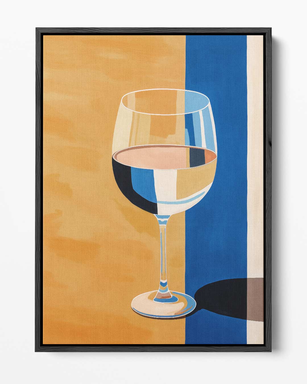 Glas in Kleurenspel Kunstwerk-canvas-dibond-plexiglas-wanddecoratie-WallArtistic