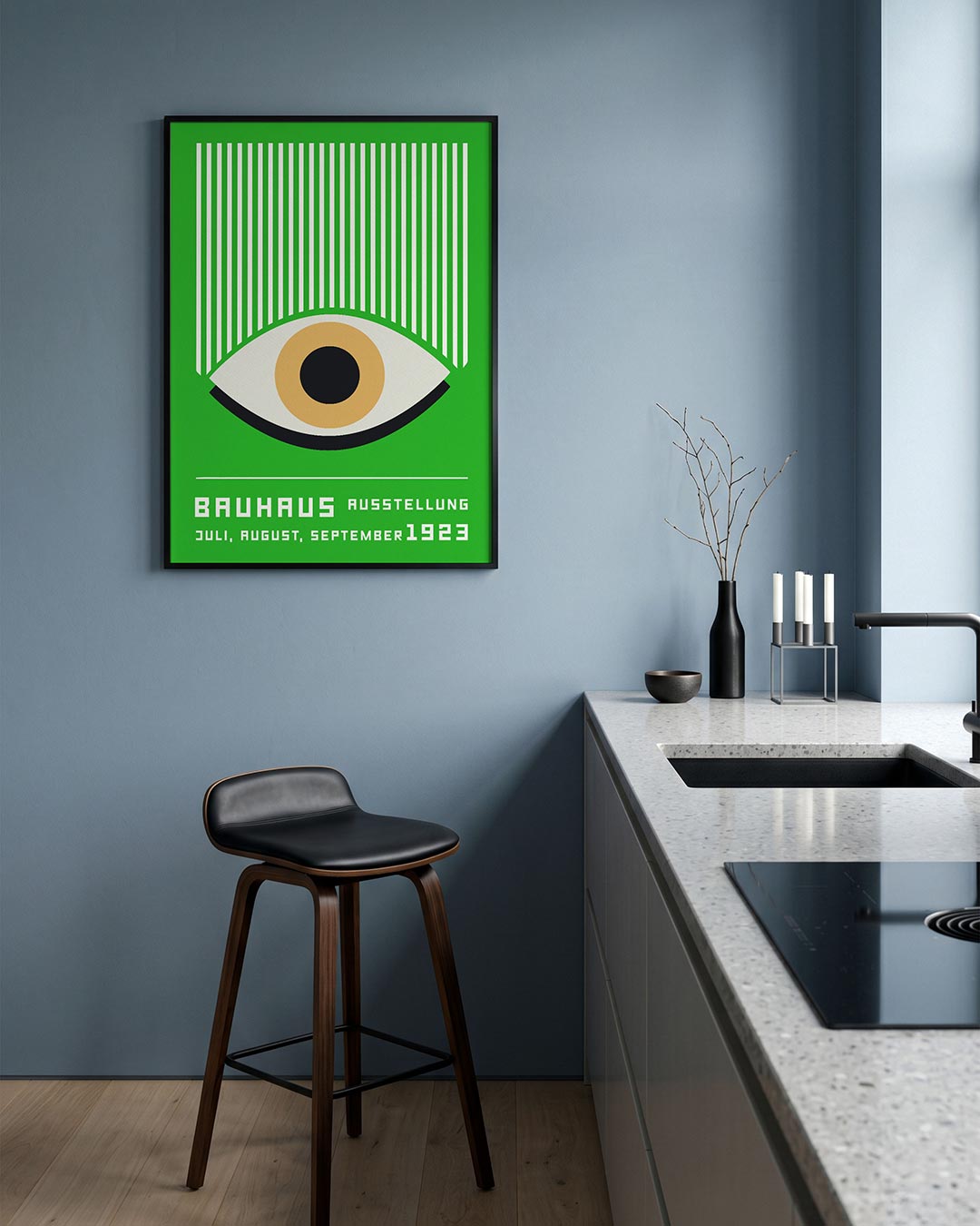 Oog en lijnen Poster