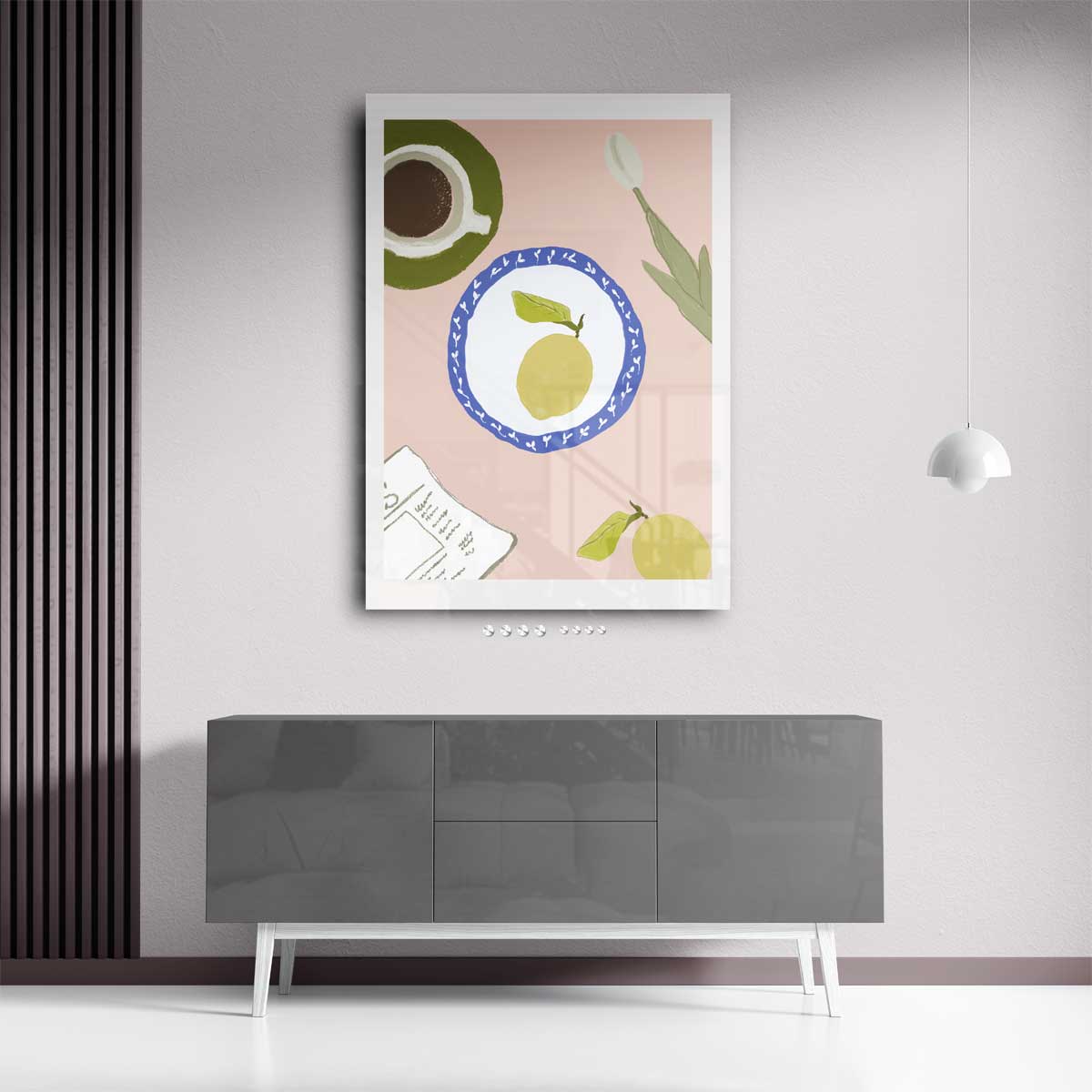 Vrolijk Ontbijt Kunstwerk-canvas-dibond-plexiglas-wanddecoratie-WallArtistic