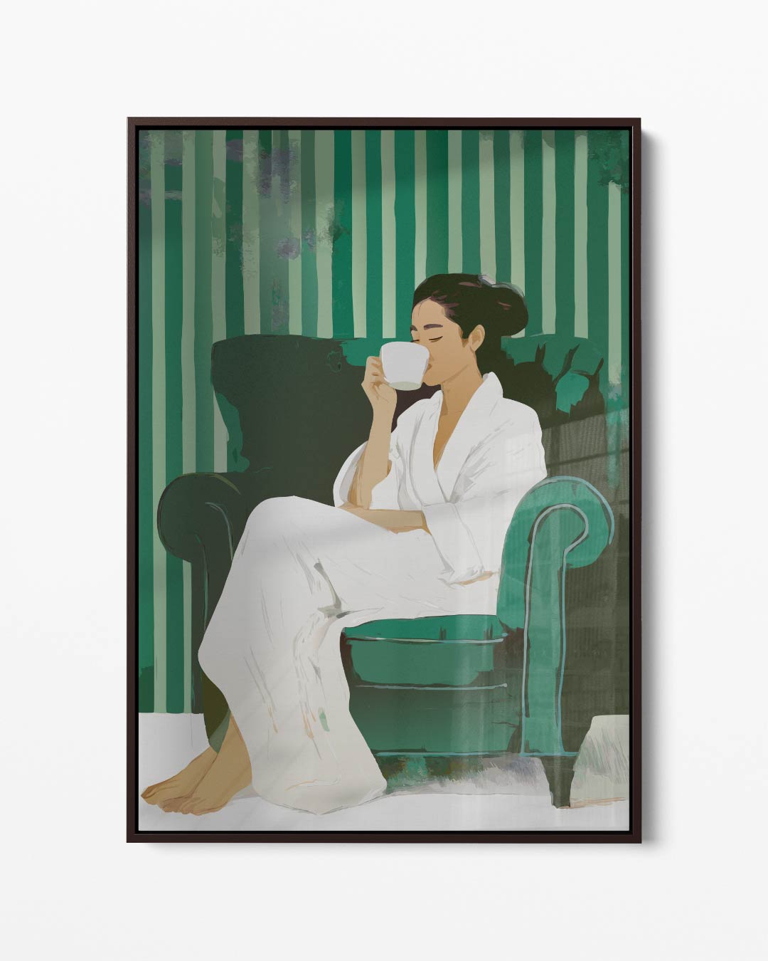 Ontspannen Ochtendmoment Kunstwerk-canvas-dibond-plexiglas-wanddecoratie-WallArtistic