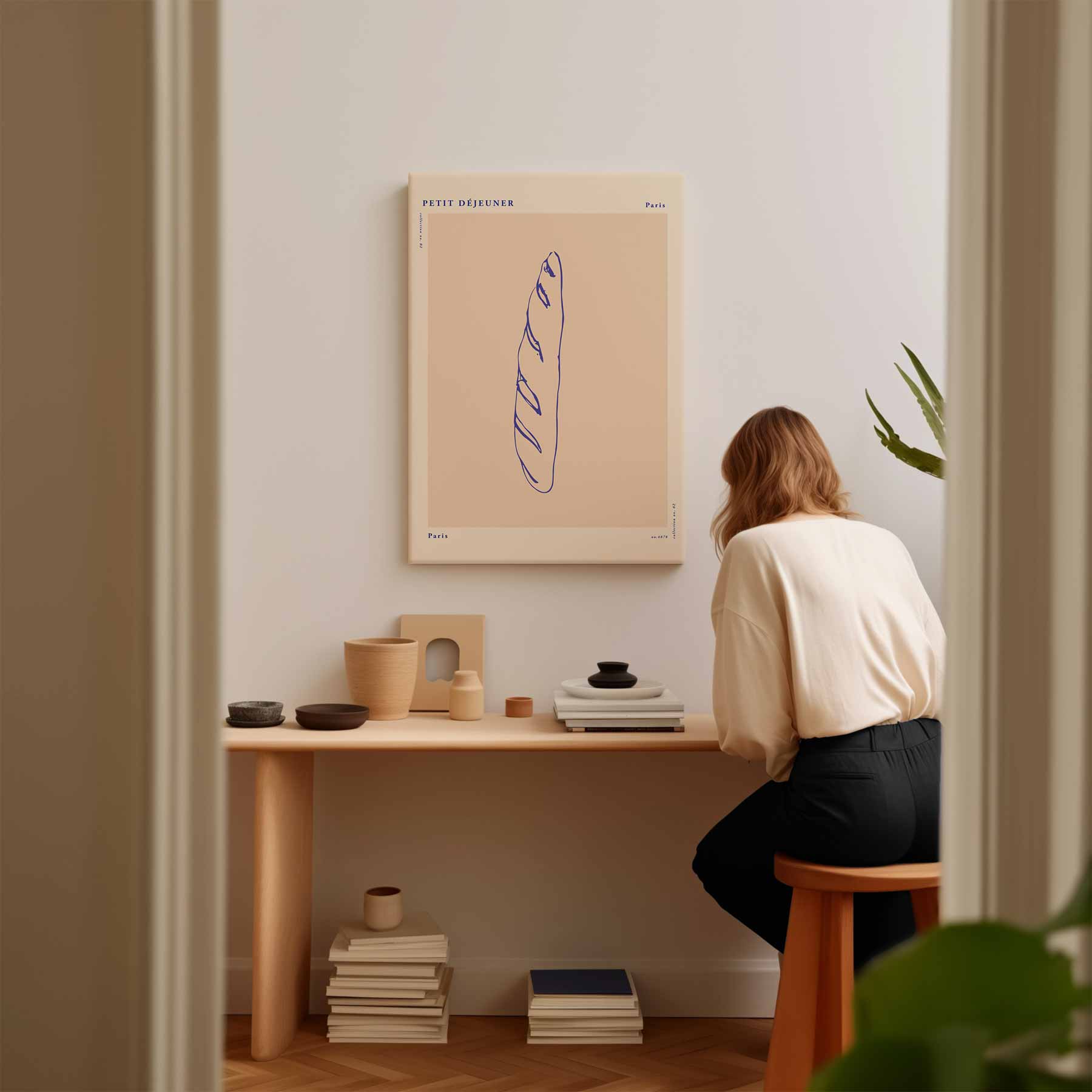 Bijzonder Ontbijt in Parijs Kunstwerk-canvas-dibond-plexiglas-wanddecoratie-WallArtistic