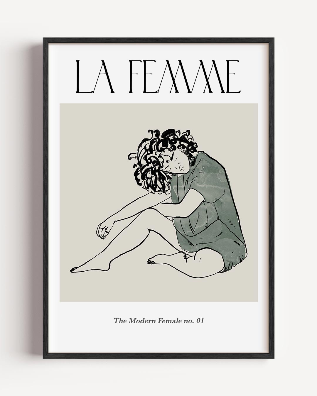 La Femme Artistieke Poster-WallArtistic