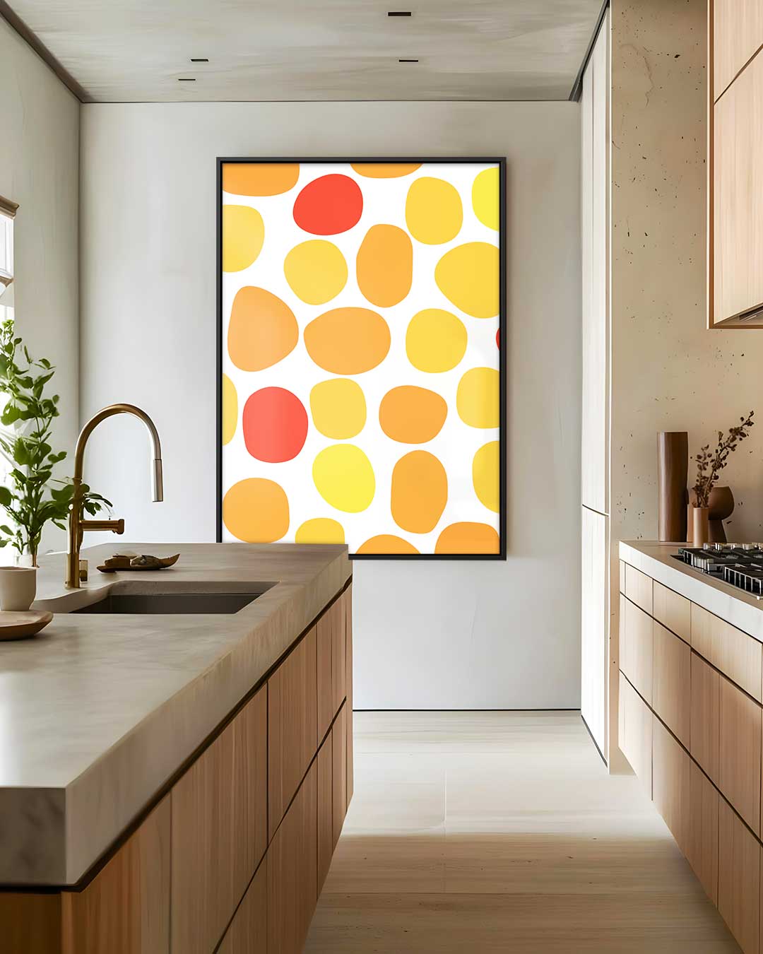 Vrolijke Kleurenmix Wanddecoratie Kunstwerk-canvas-dibond-plexiglas-wanddecoratie-WallArtistic