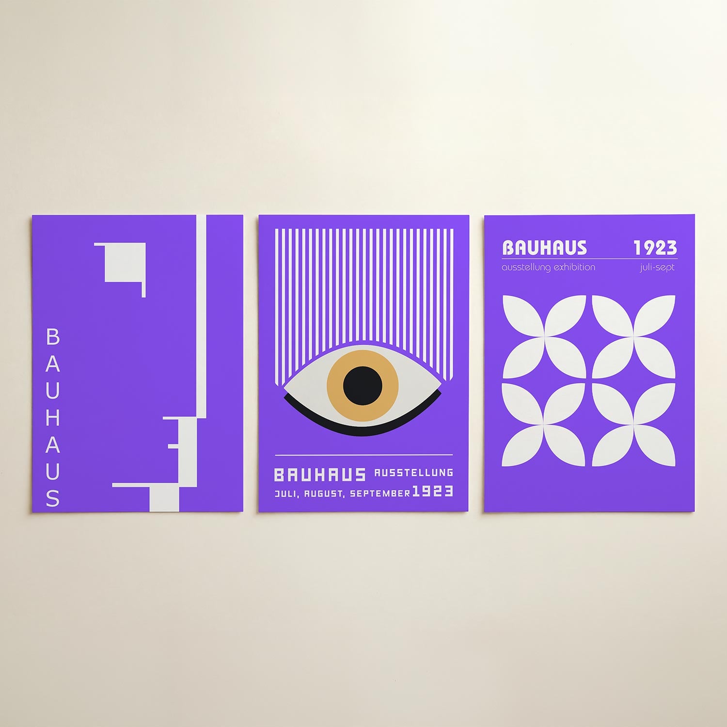 Vormen en vlakken Posterset