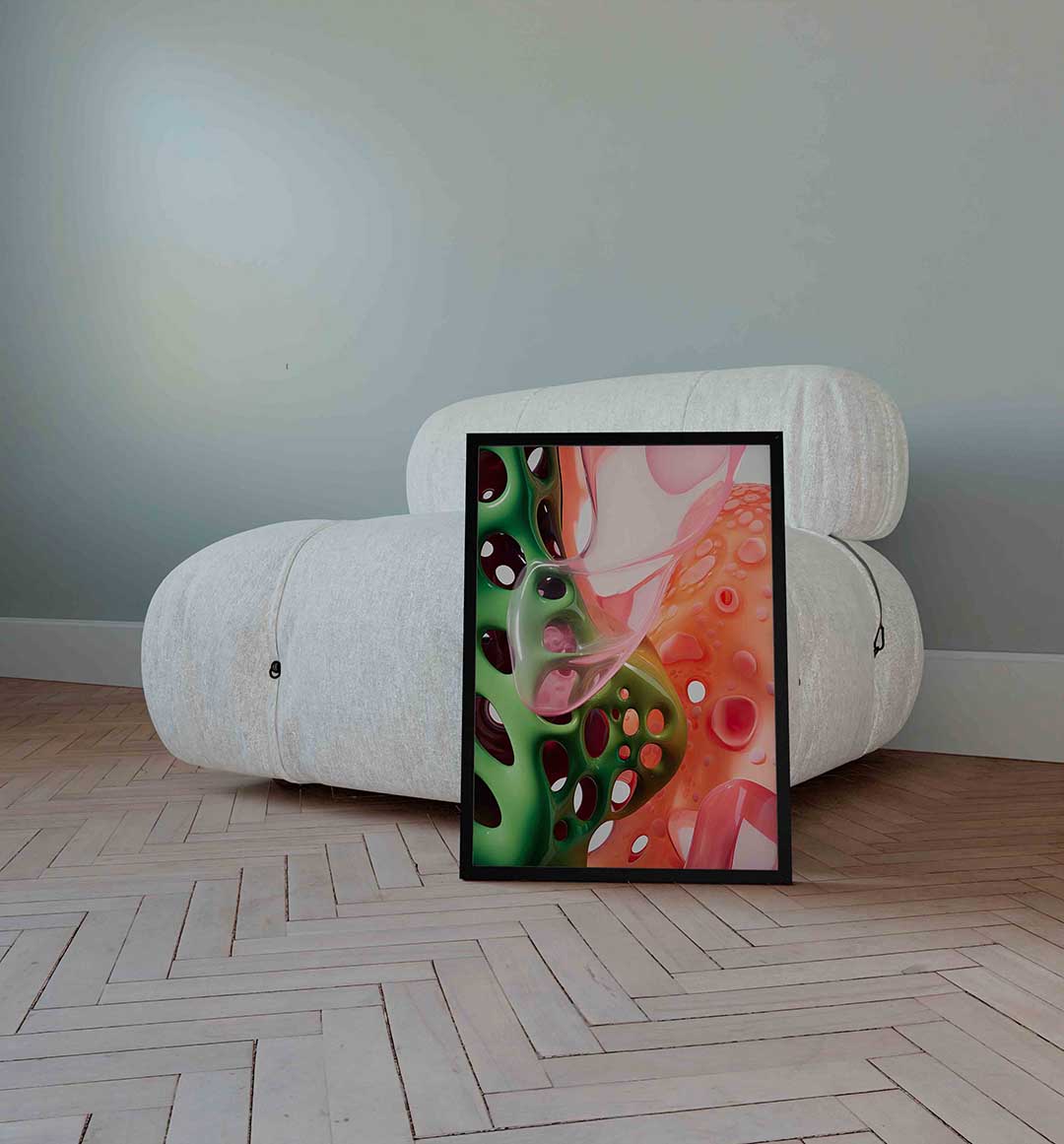 Abstracte vormen Poster