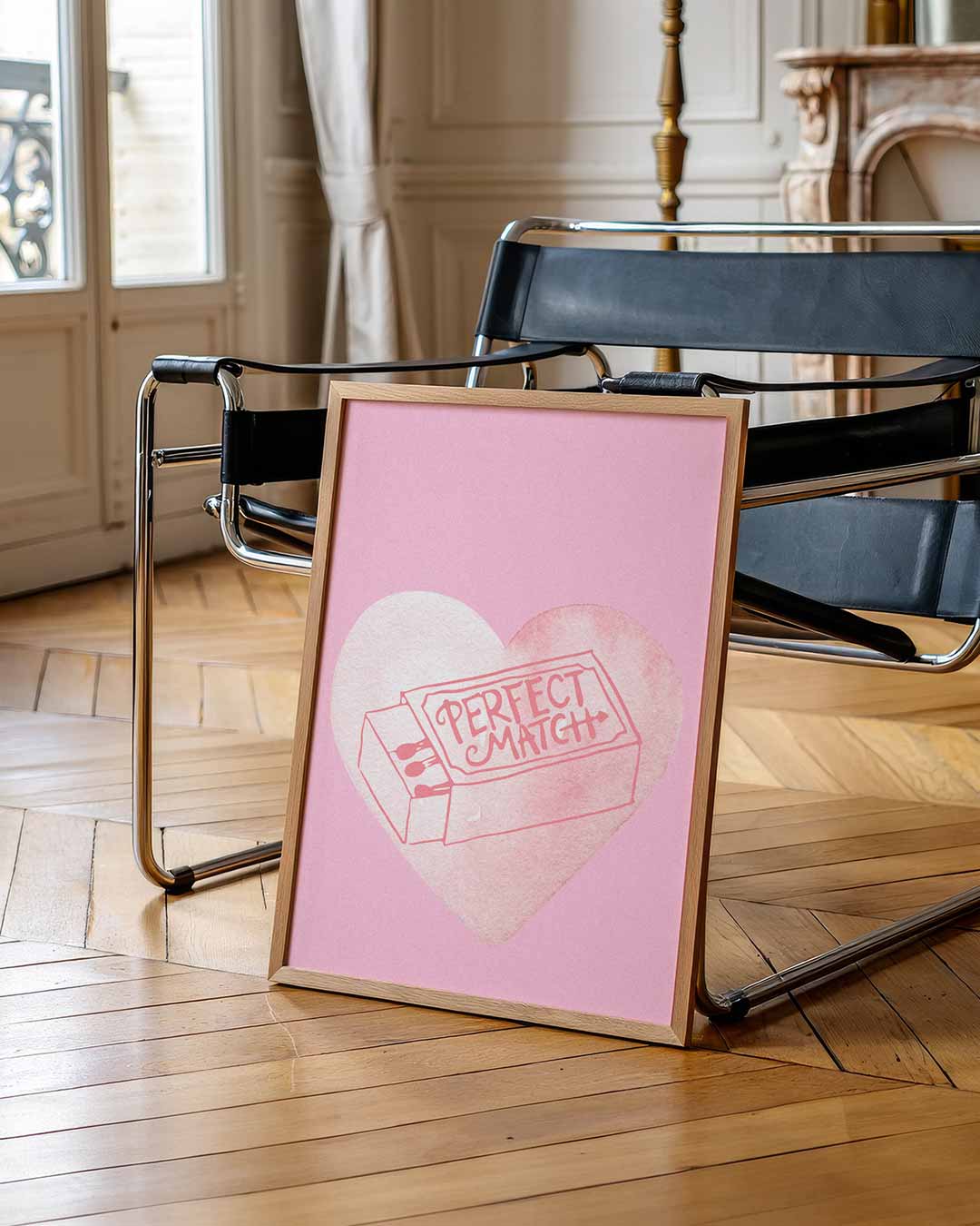 Perfect Match Heart Poster