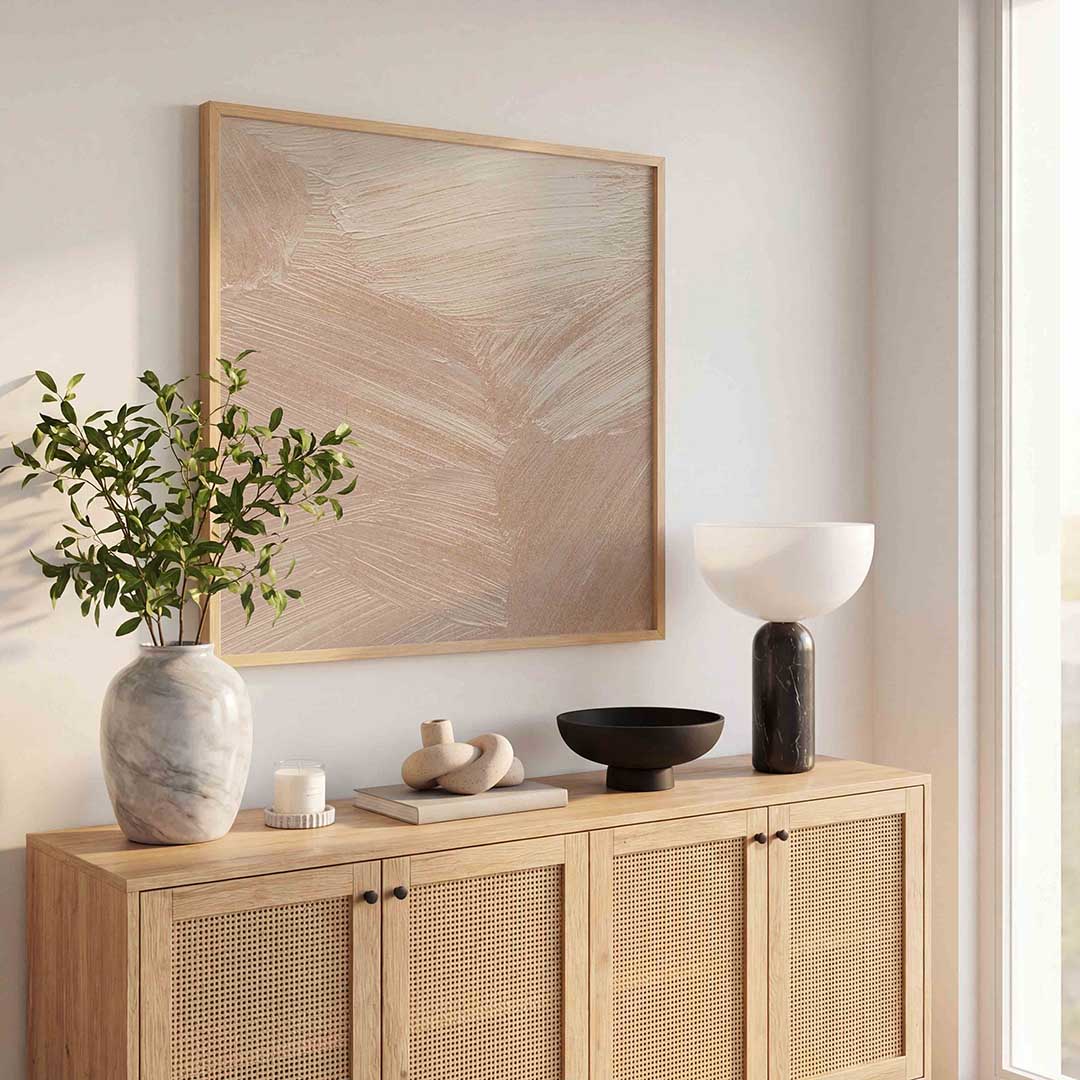 Beige textuur Poster