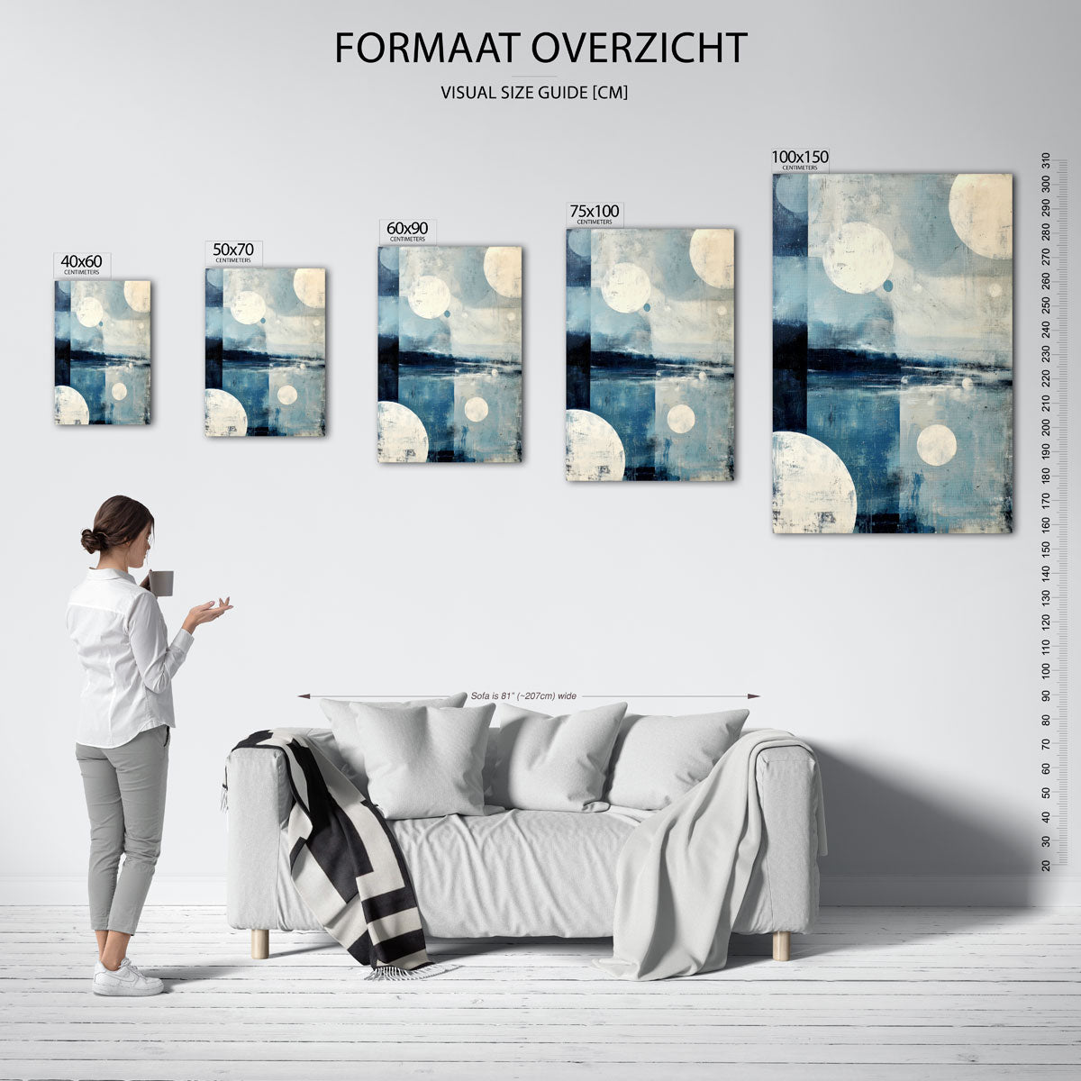 Geometrische vormen Kunstwerk