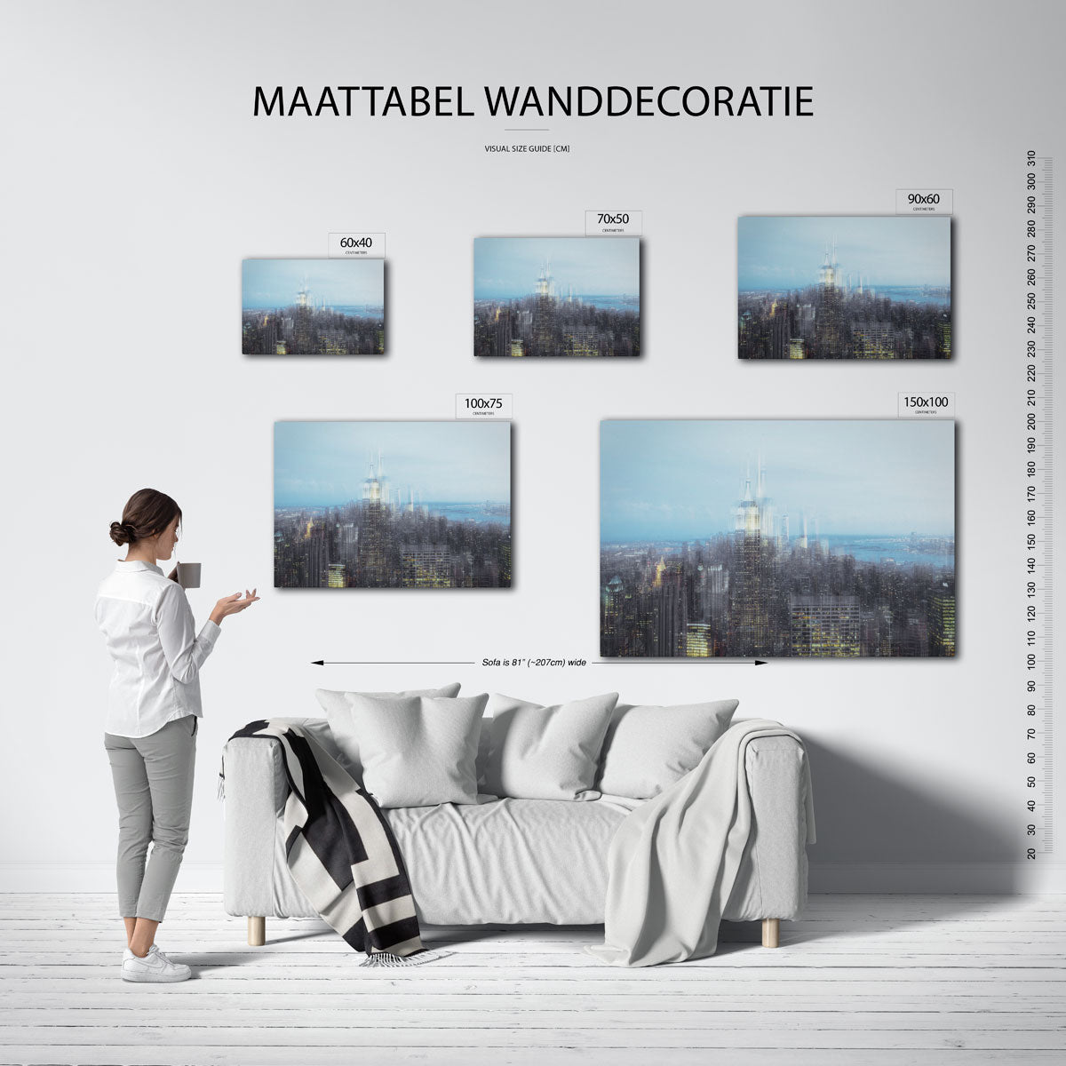 Stedelijke reflecties Kunstwerk