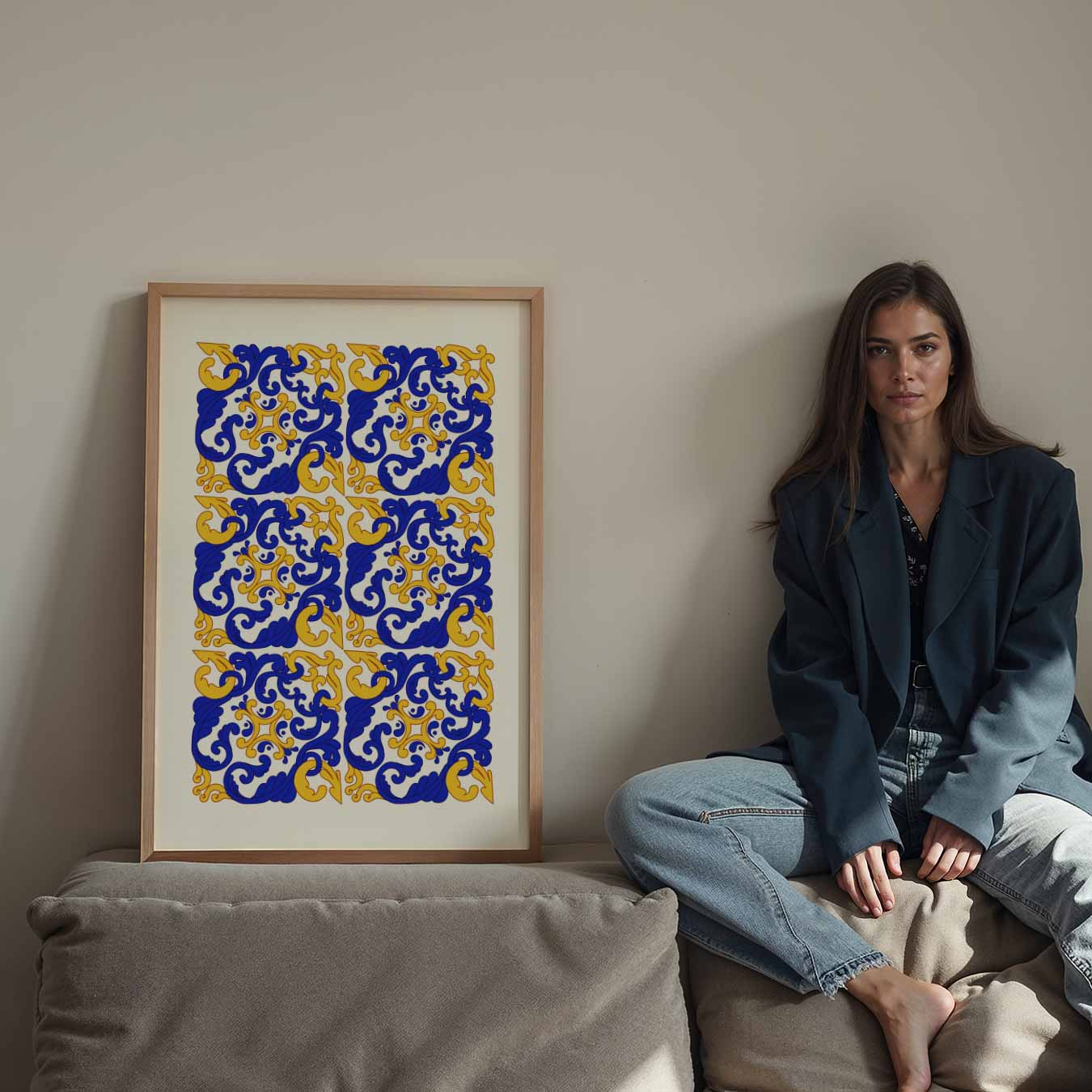 Mozaïek Magie Wandposter