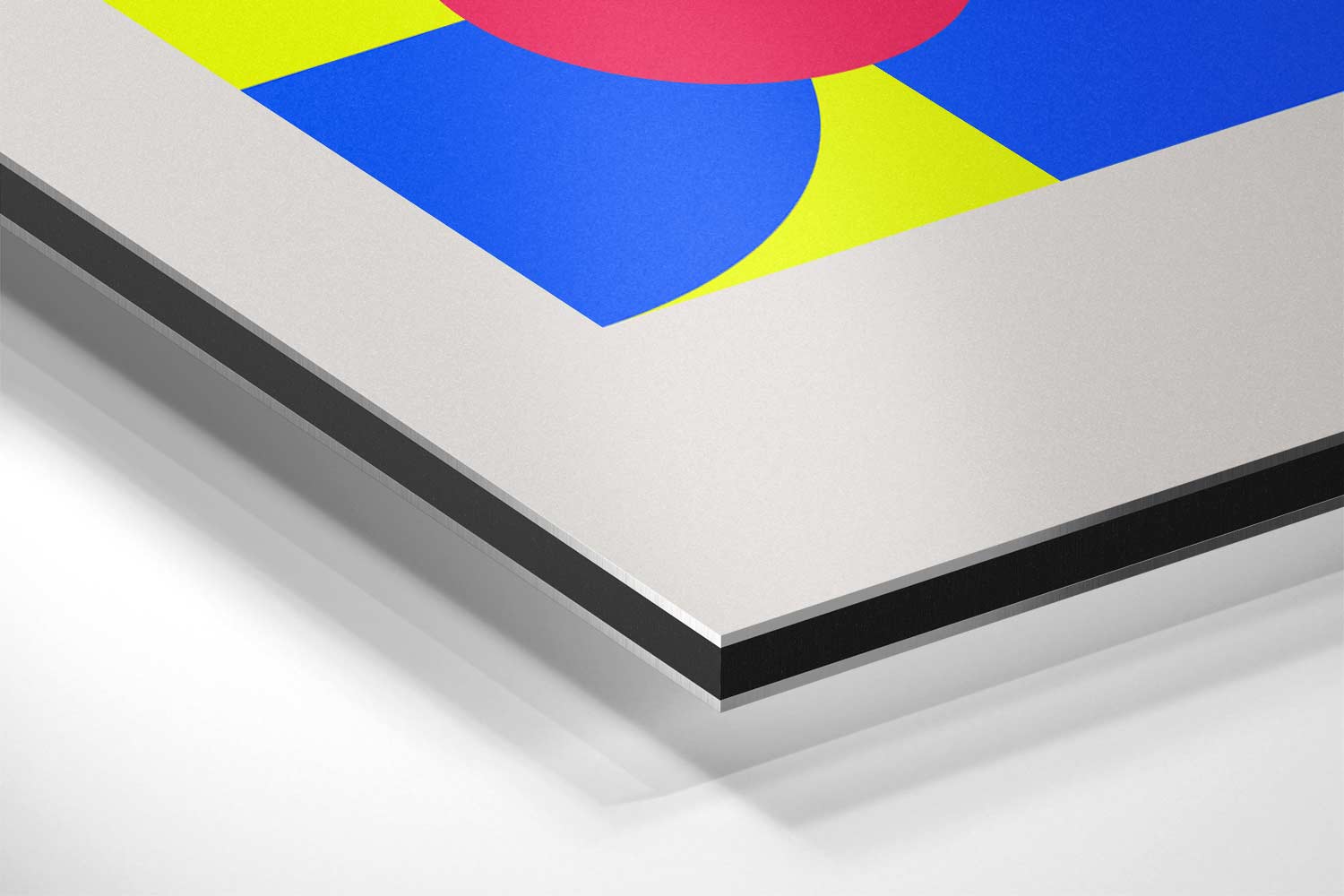 Retro Geometrisch Kleurenfeest Kunstwerk-canvas-dibond-plexiglas-wanddecoratie-WallArtistic