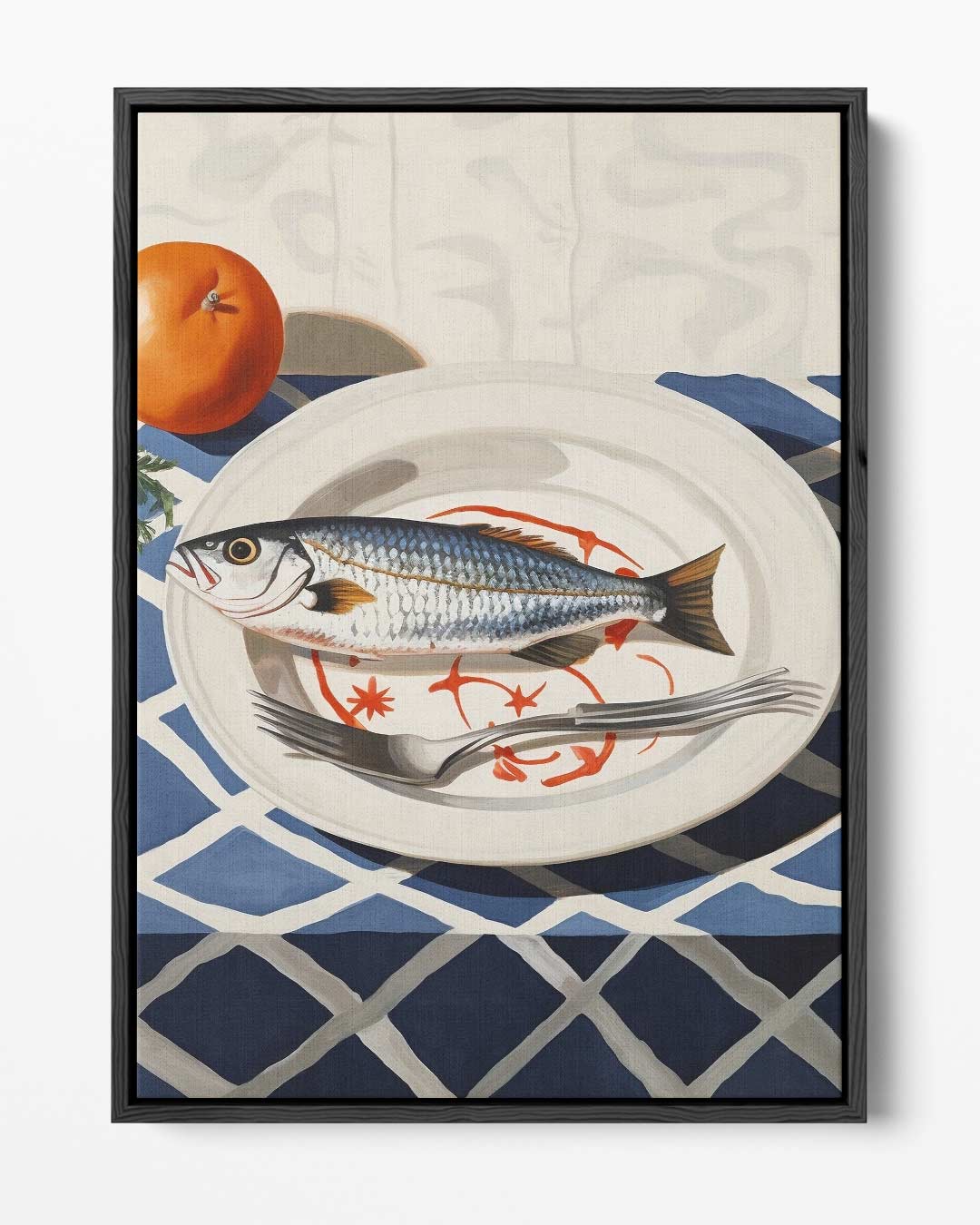 Zeevruchten Op Een Bord Kunstwerk-canvas-dibond-plexiglas-wanddecoratie-WallArtistic