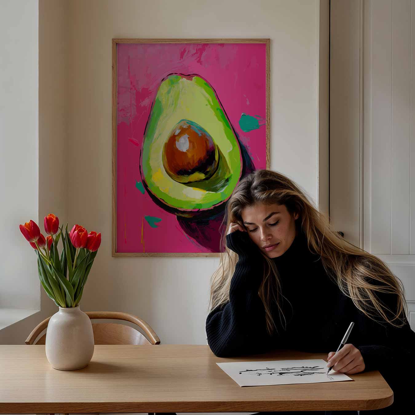 Avocado Art Poster