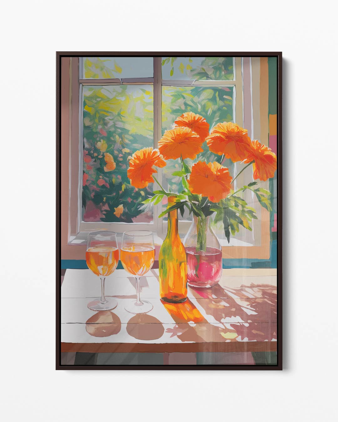 Zomers Licht in de Kamer Kunstwerk-canvas-dibond-plexiglas-wanddecoratie-WallArtistic