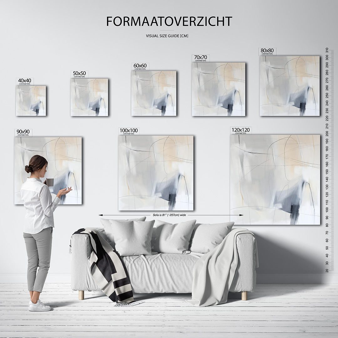 Organische lijnen Kunstwerk