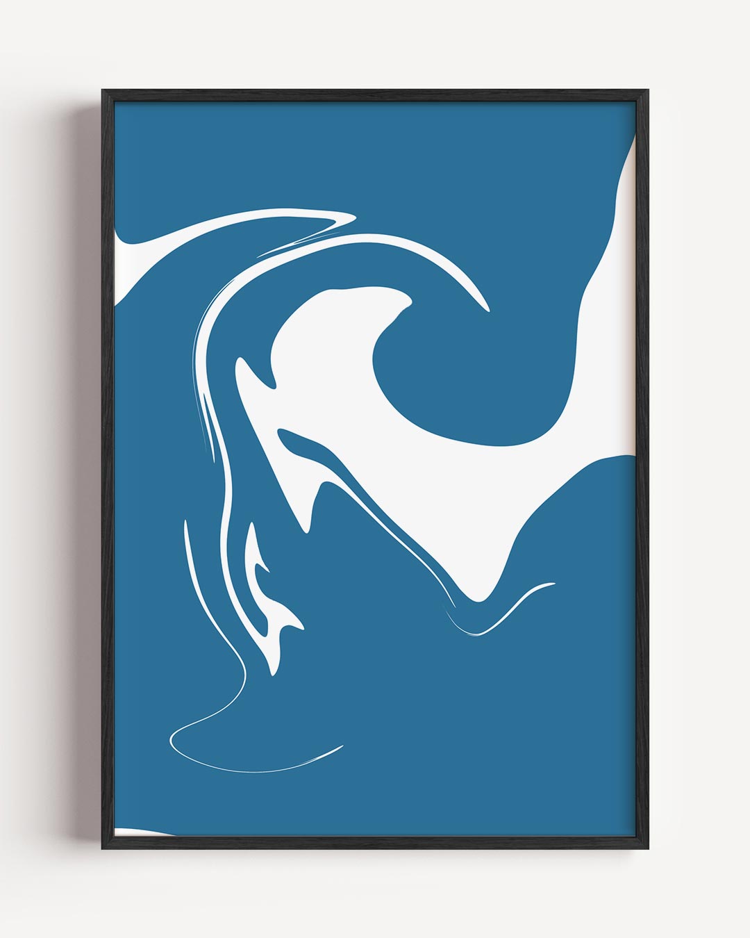 Vloeiende Abstractie Poster-WallArtistic