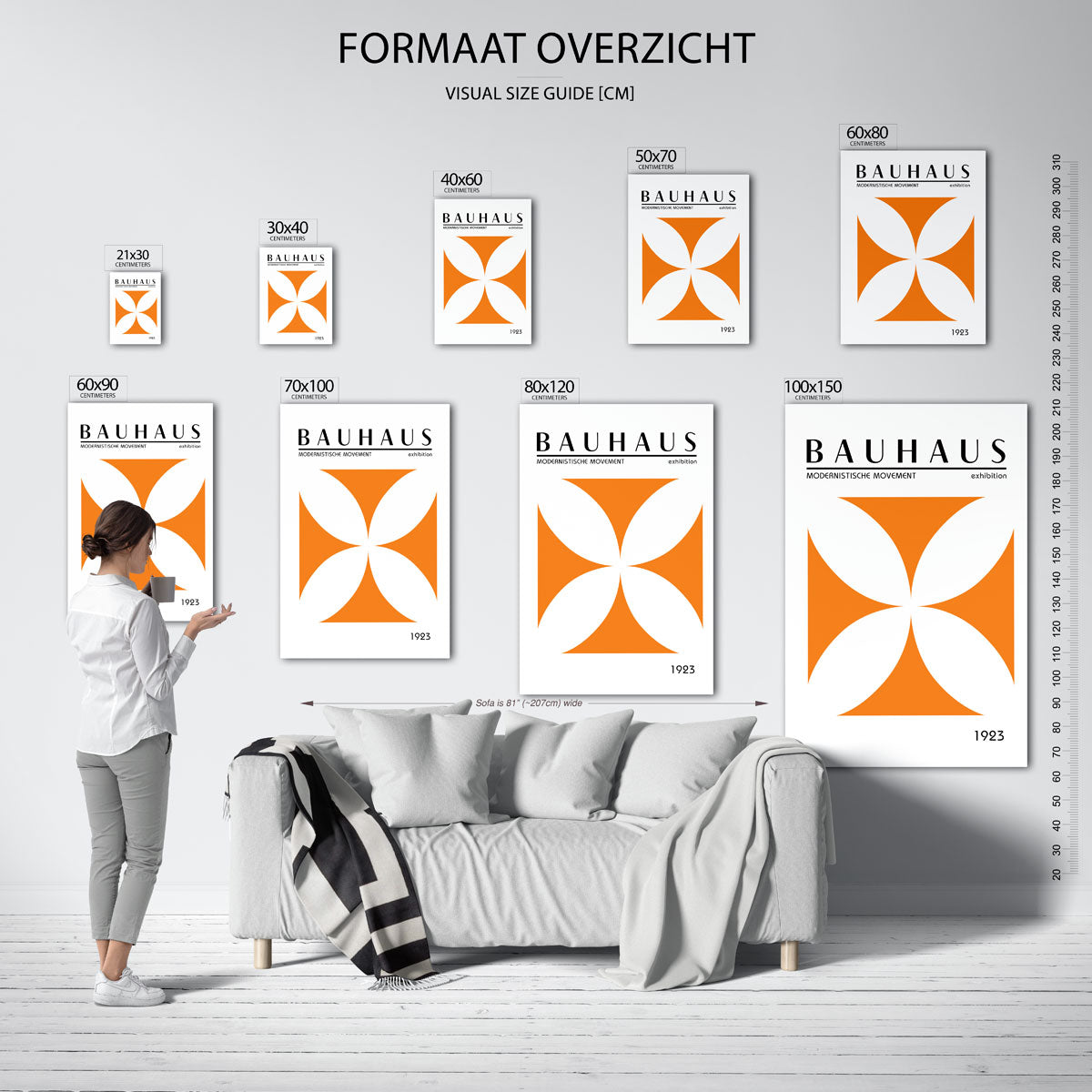 Vormen en vlaken Poster