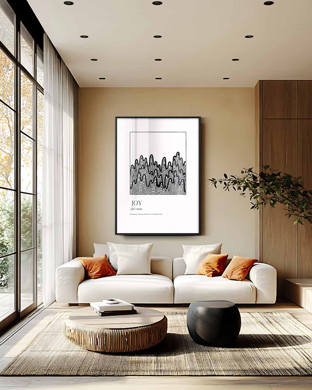 Joyful Lines Kunstwerk-canvas-dibond-plexiglas-wanddecoratie-WallArtistic