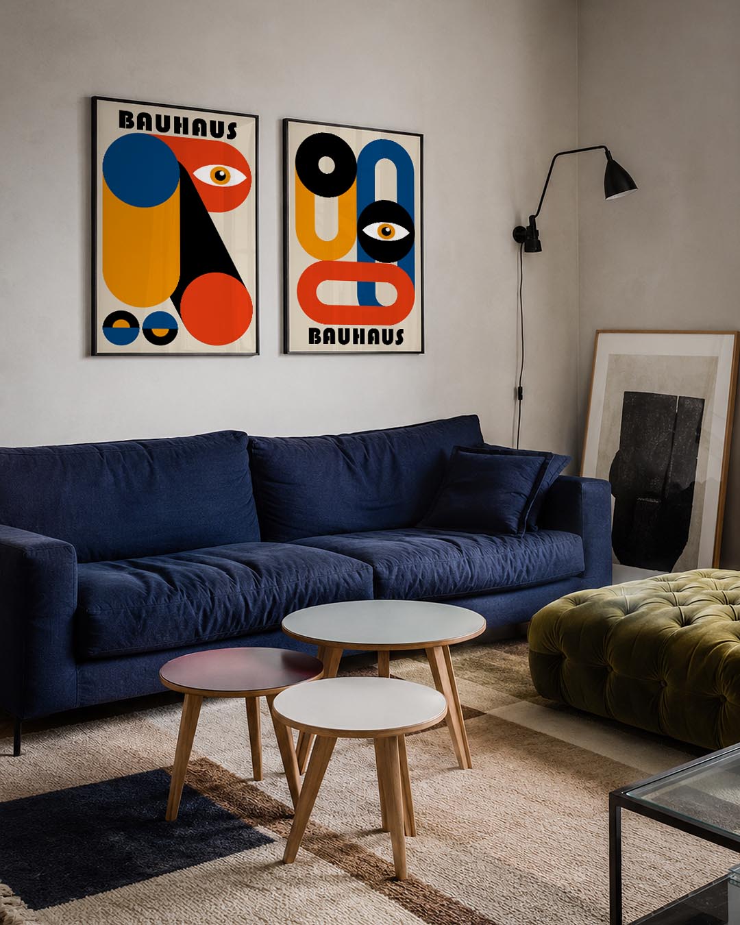 Vormen en kleurvlakken Posterset