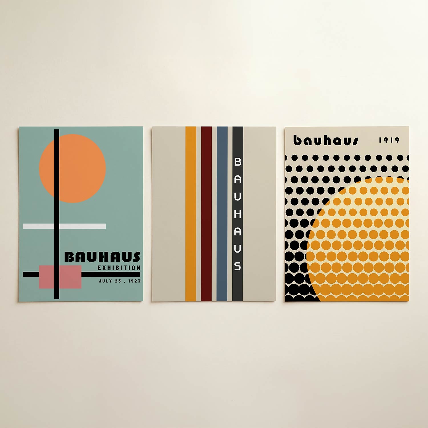 Vormen en vlakkenspel Posterset