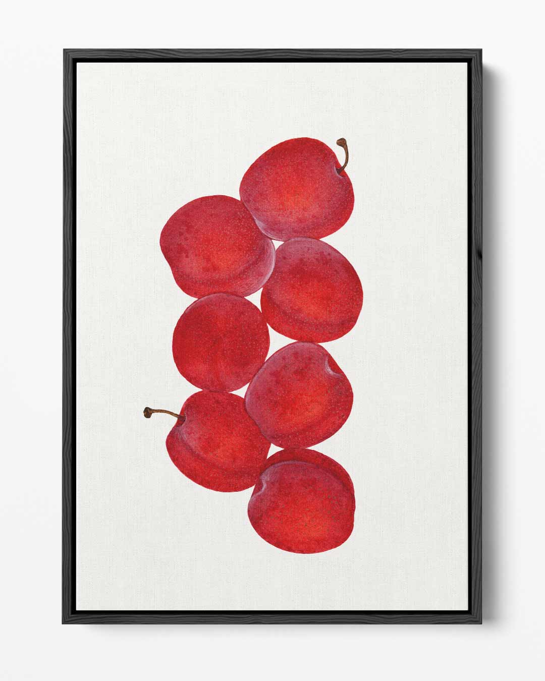Vrolijke Rode Appels Kunstwerk-canvas-dibond-plexiglas-wanddecoratie-WallArtistic