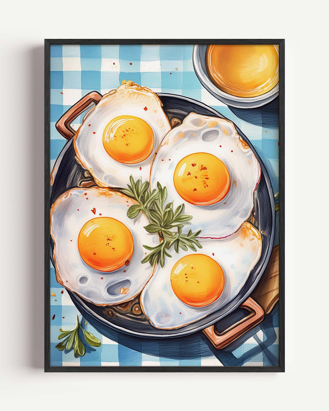 Vrolijke Sunny Side-Up Wall Art Poster