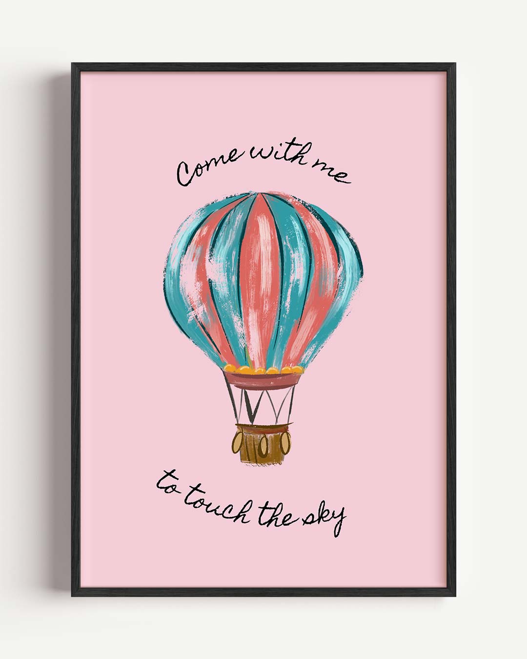 Dromerige Luchtballon Poster