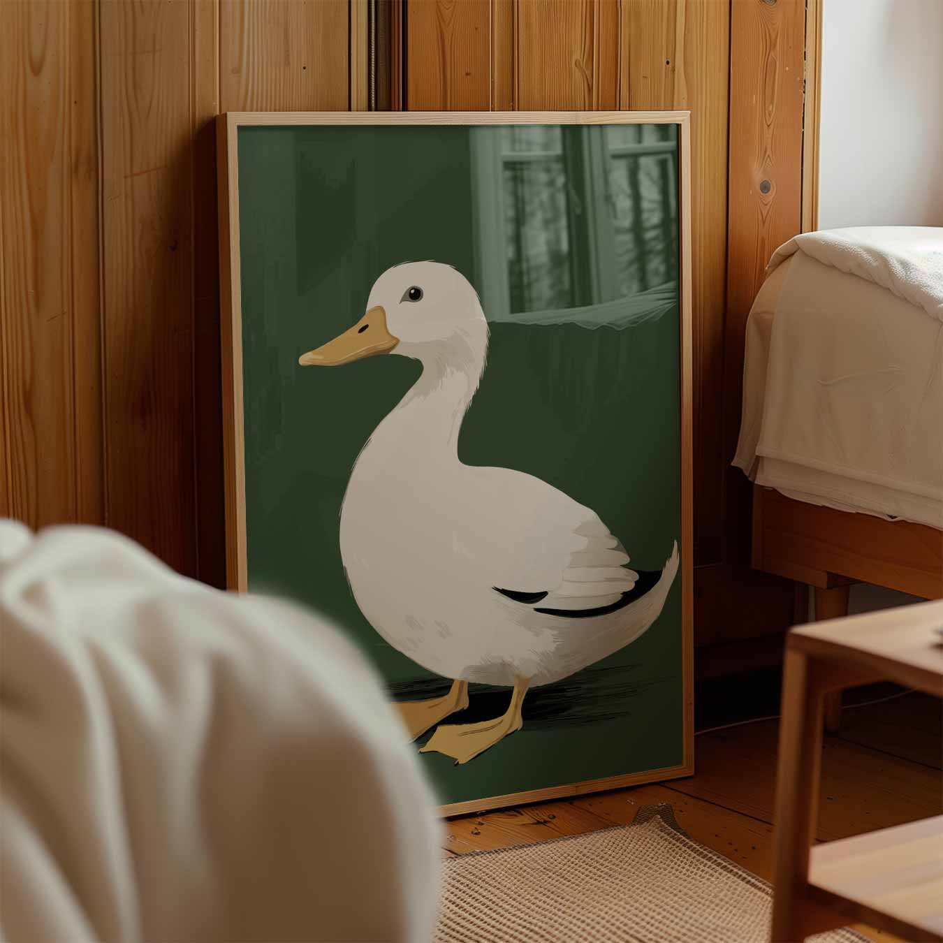 Schattige Eenden Illustratie Poster