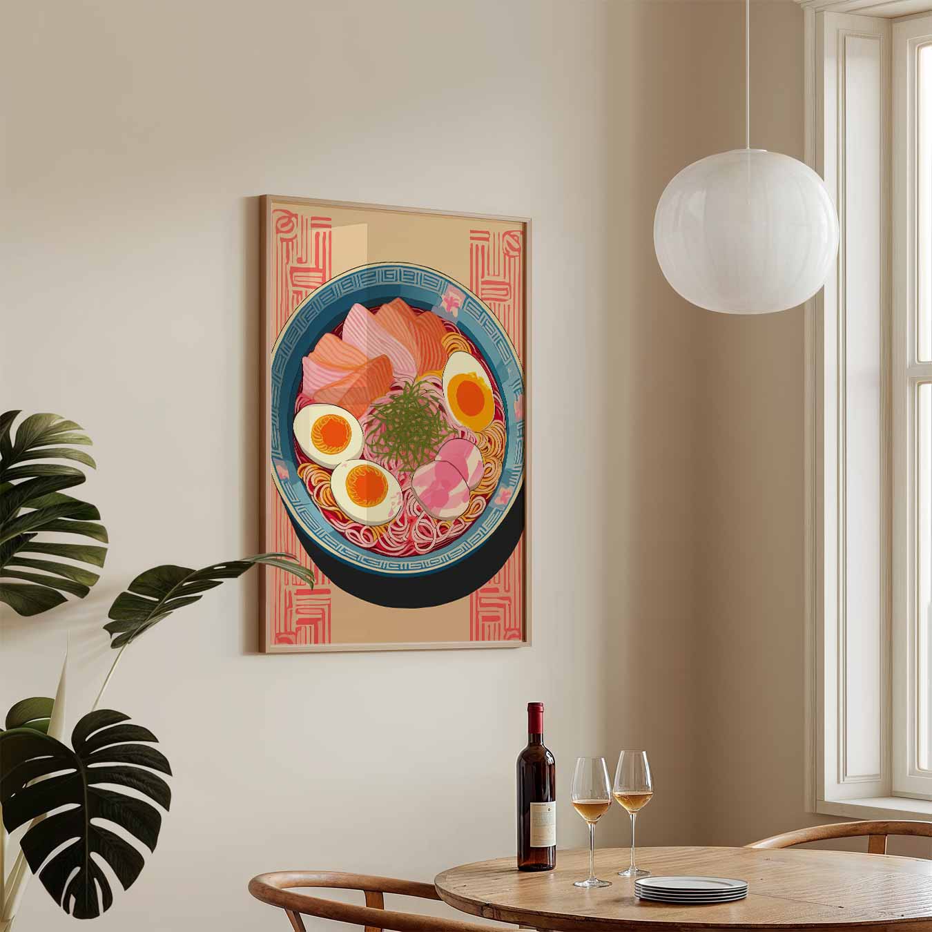 Kleurrijke Ramen Poster