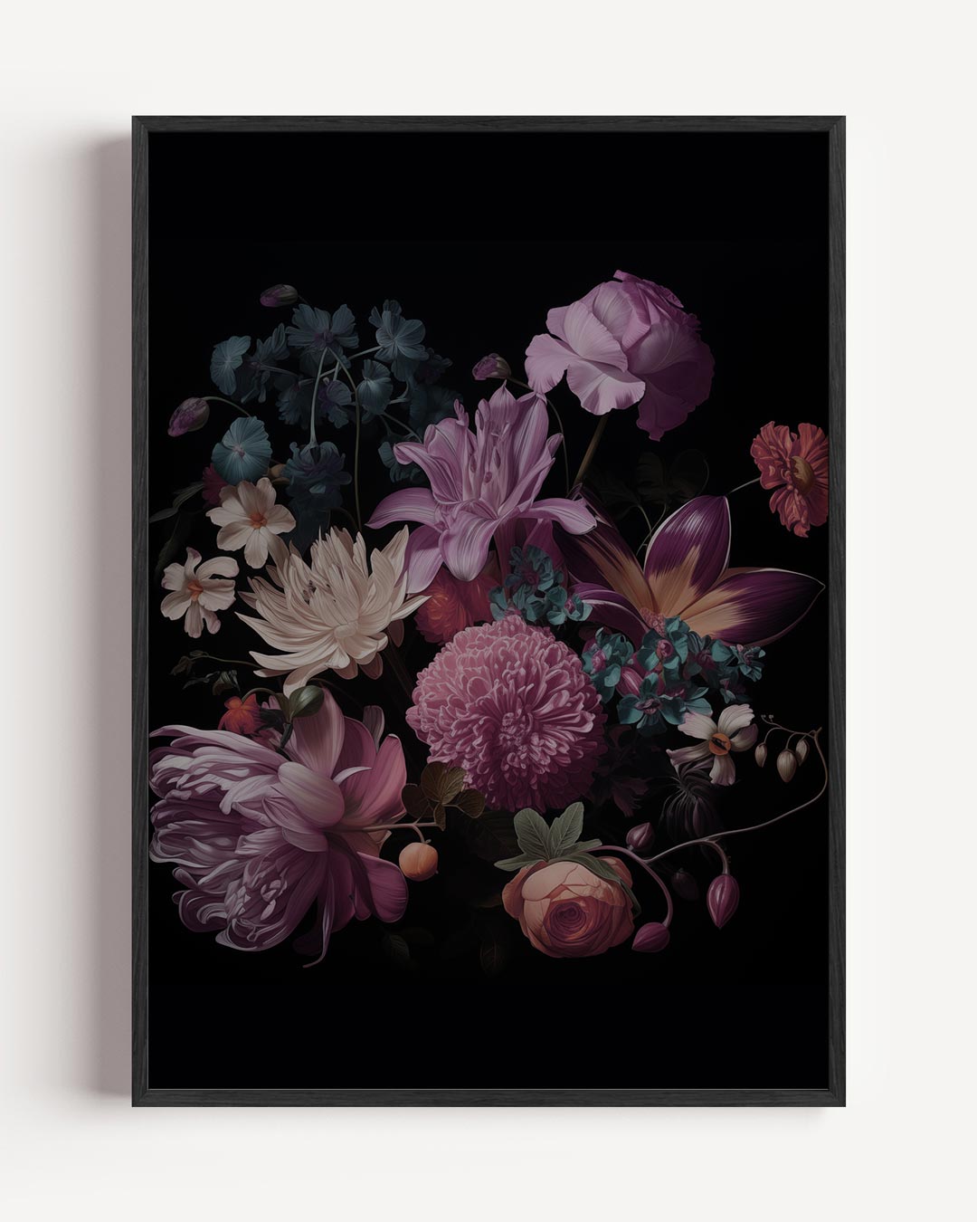 Elegante Bloemenpracht Poster-WallArtistic
