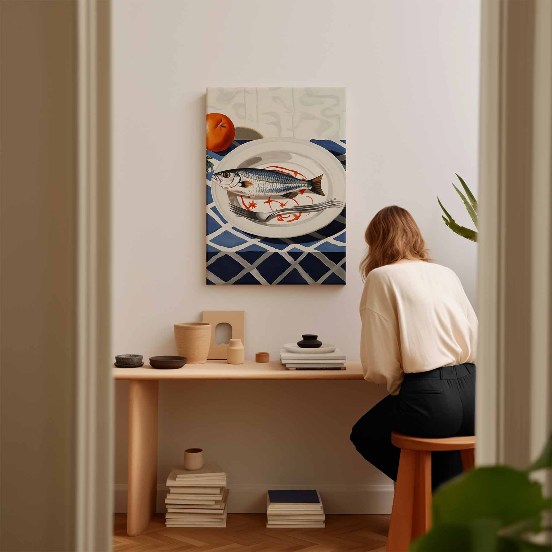 Tijdloze Stilleven Harmonie Kunstwerk-canvas-dibond-plexiglas-wanddecoratie-WallArtistic