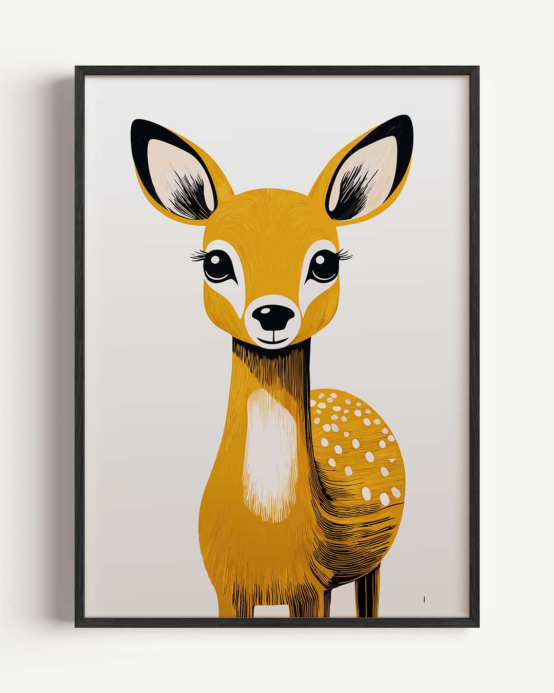 Schattige Hert Poster