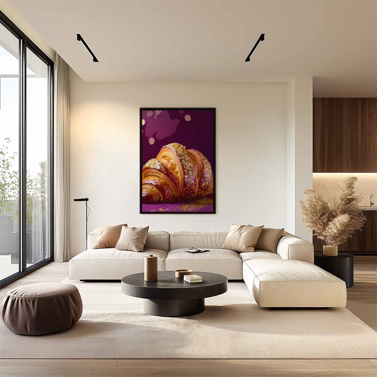 Croissant Delights Kunstwerk-canvas-dibond-plexiglas-wanddecoratie-WallArtistic
