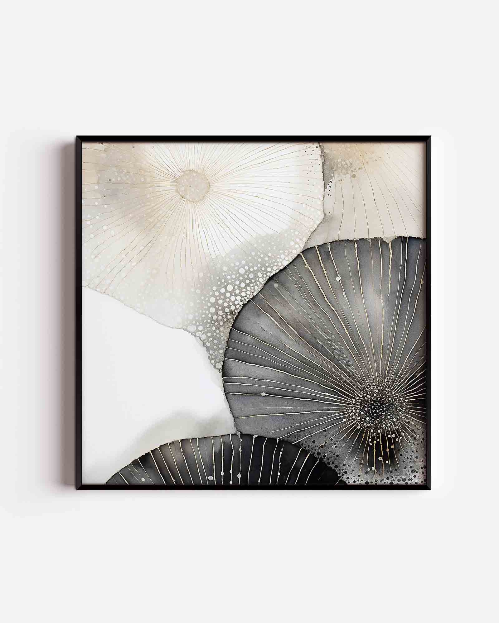 Abstracte cirkels Poster