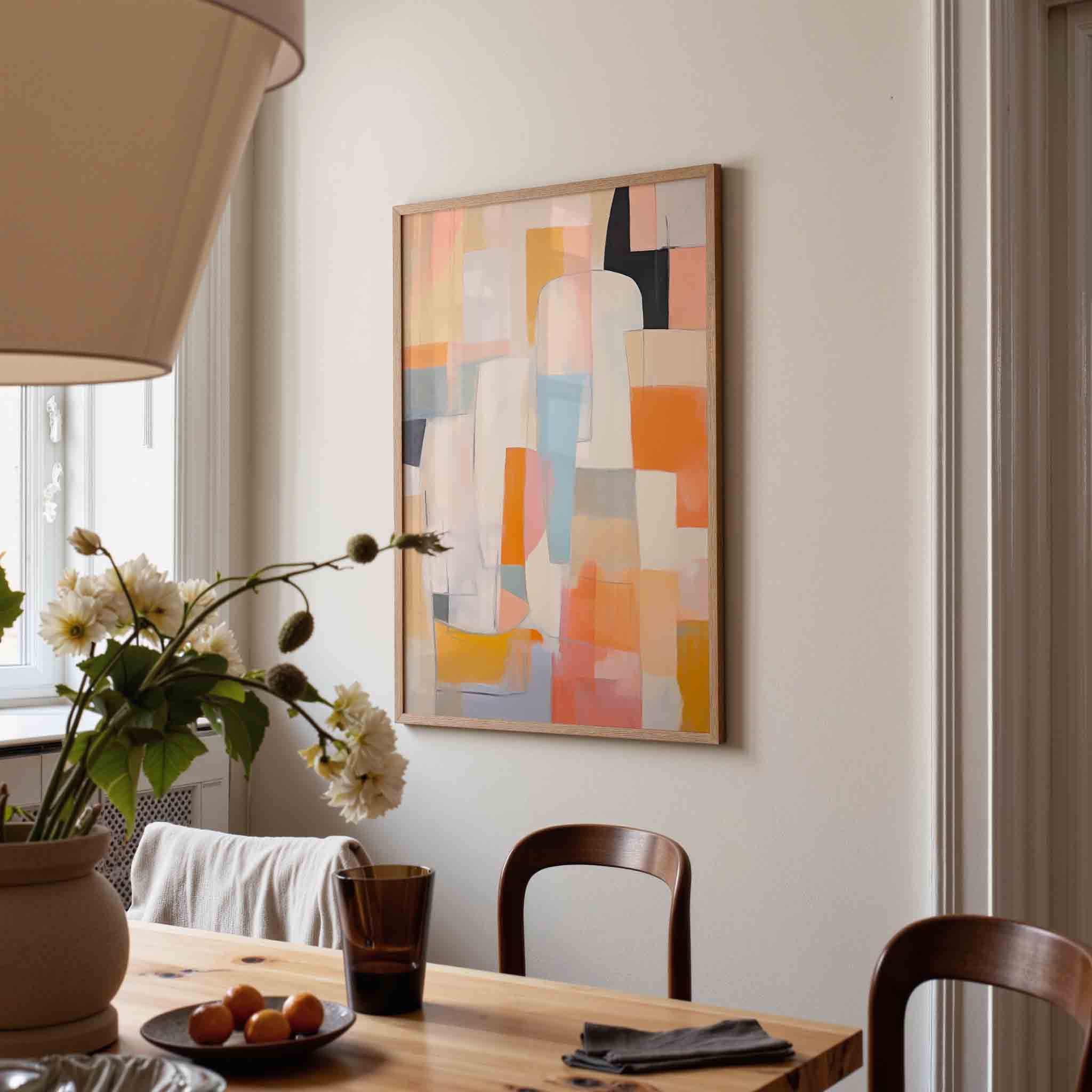 Abstracte vormen Poster