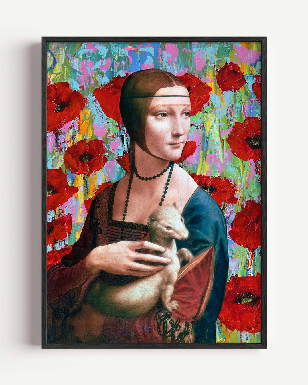 Vrolijke Renaissance Popart Poster