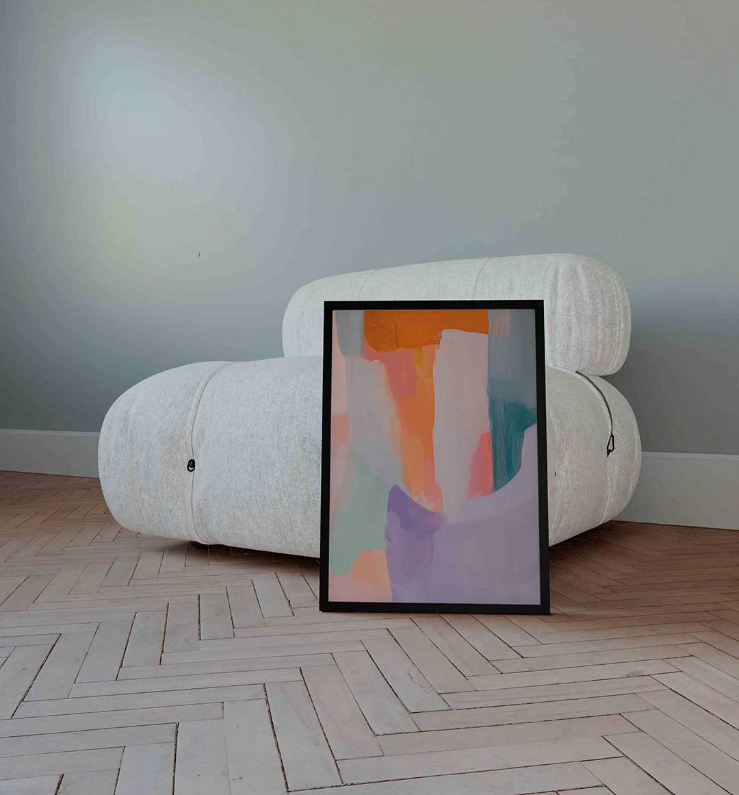 Abstracte vormen Poster