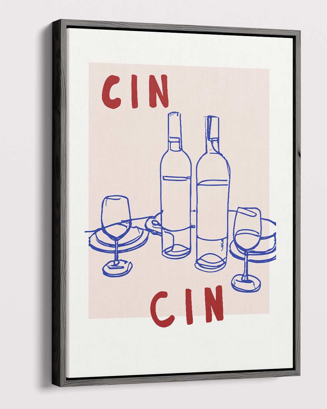 Wijntoast Illustratie Kunstwerk-canvas-dibond-plexiglas-wanddecoratie-WallArtistic