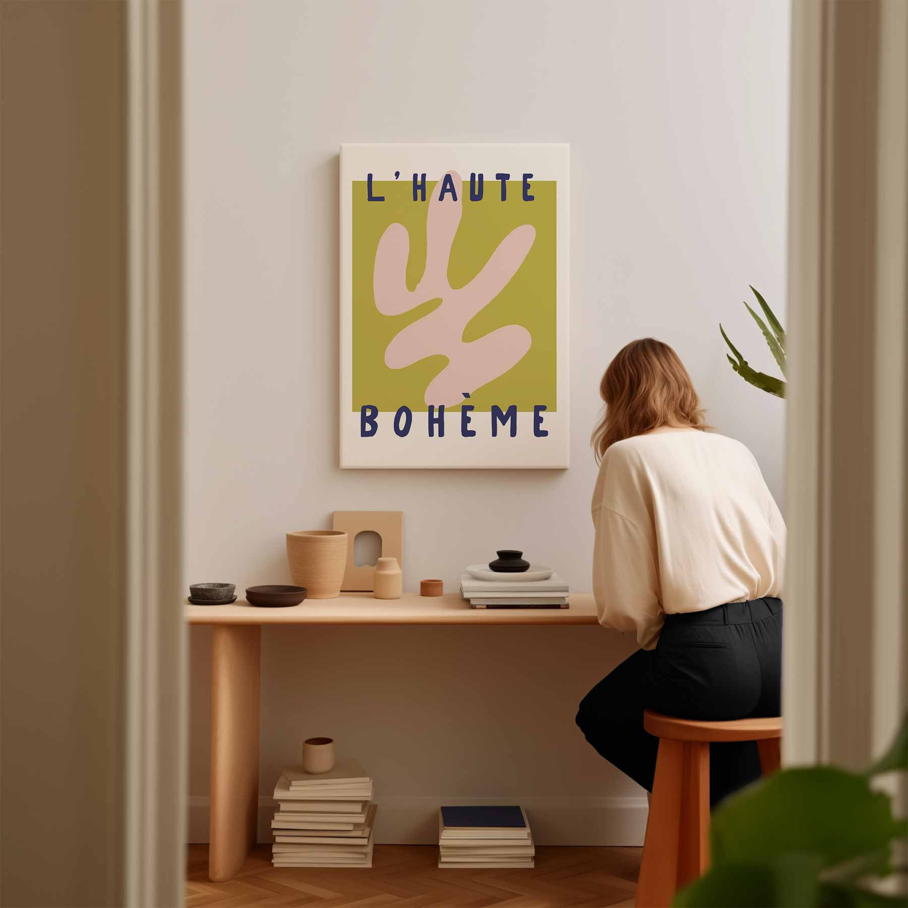 Moderne Boheemse Kunstprint Kunstwerk-canvas-dibond-plexiglas-wanddecoratie-WallArtistic