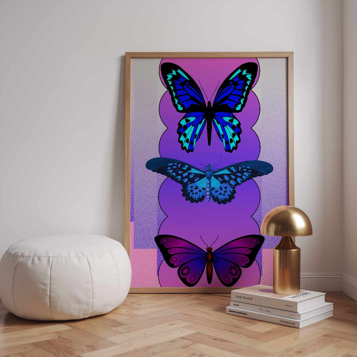 Vlinders in Kleur Poster